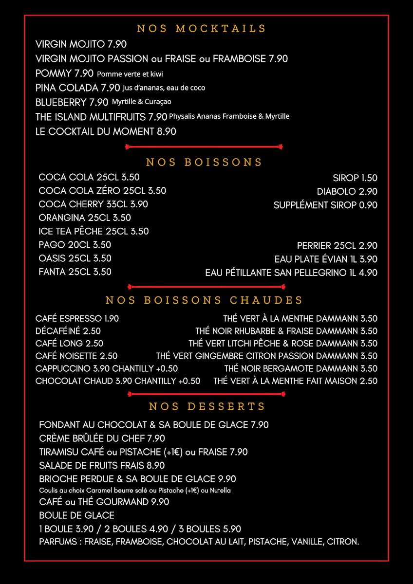 Menu La Table Du Boucher-1